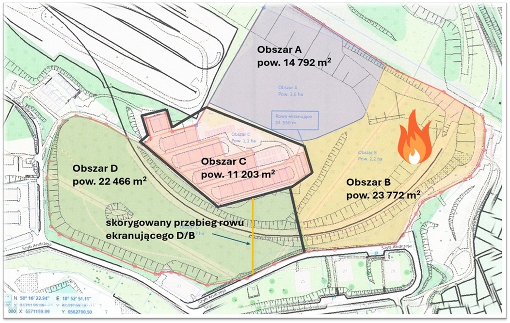 Gaszenie zapożarowanej hałdy wchodzi w kolejny etap