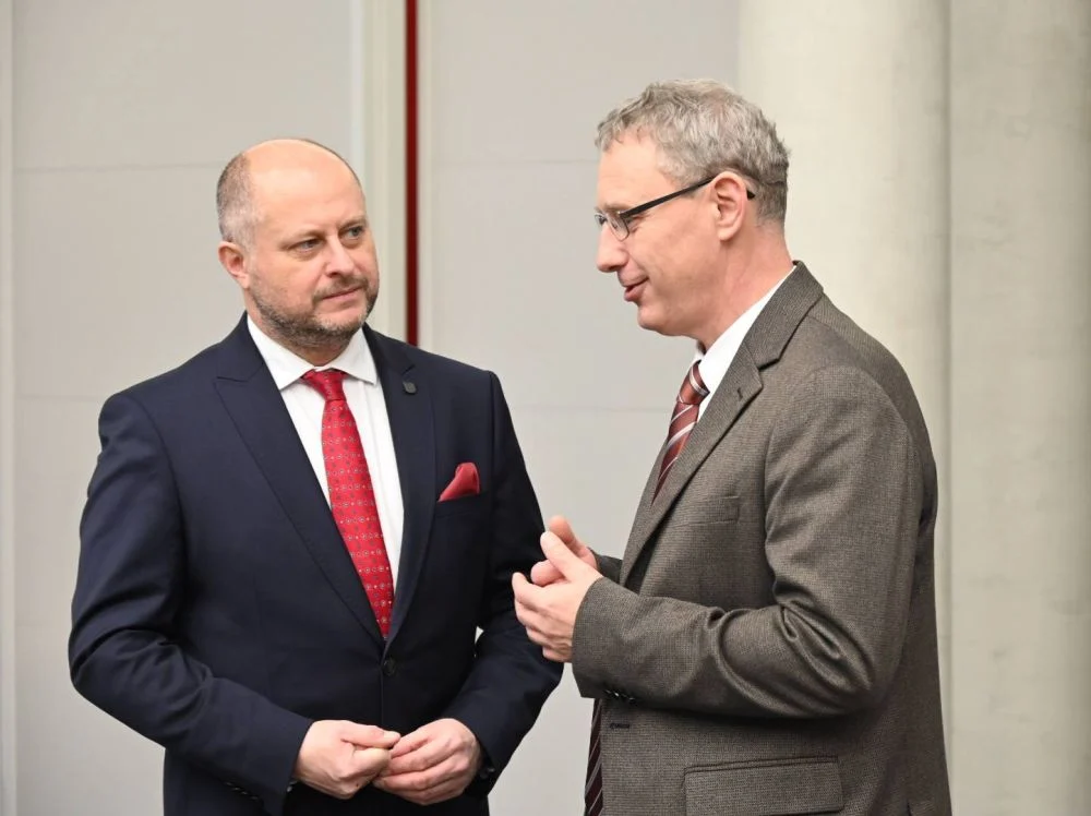 Michał Pierończyk na posiedzeniu Rady ds. Sprawiedliwej Transformacji