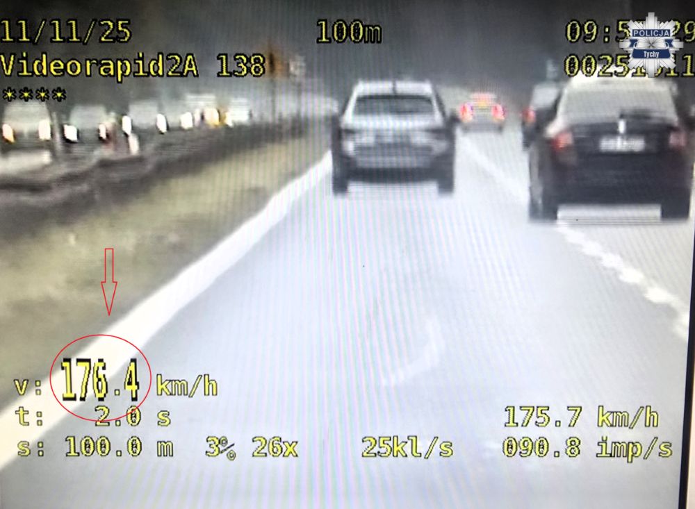 Niebezpieczne przekroczenie prędkości na DK-44 i DK-1