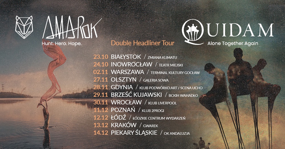 DOUBLE HEADLINER TOUR 2025 – AMAROK & QUIDAM