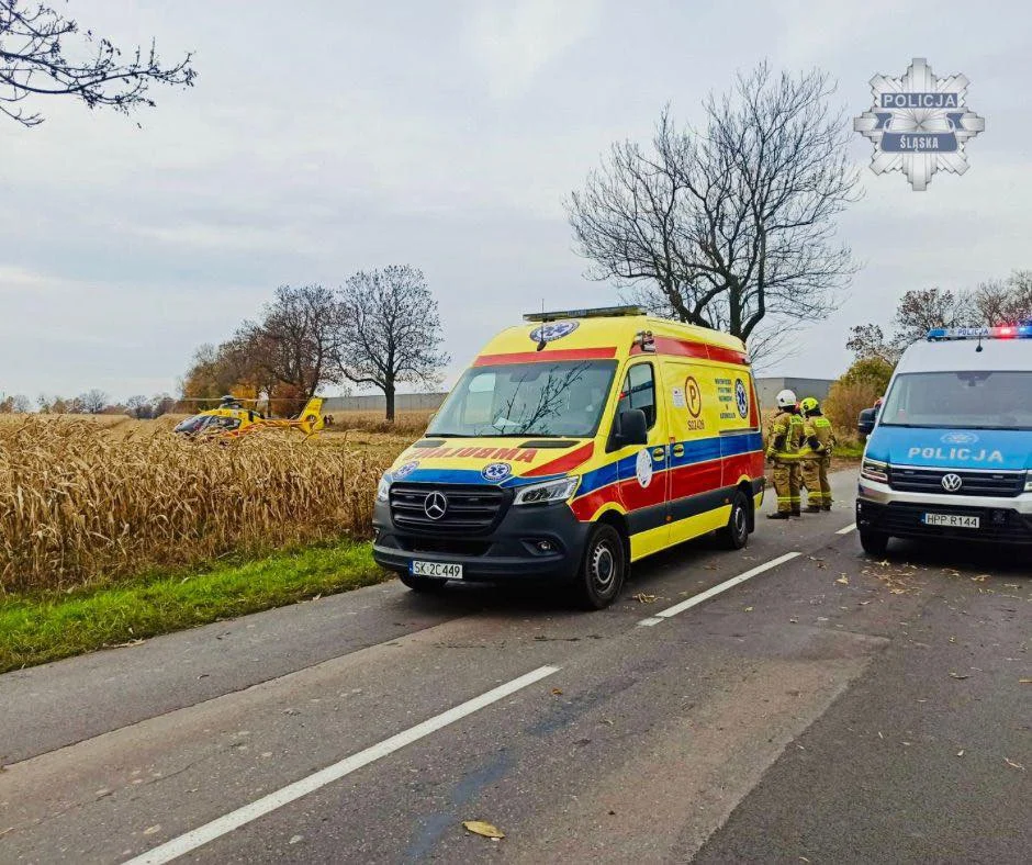 Tragiczny wypadek w Stanowicach. Nie żyje 41-letni motocyklista
