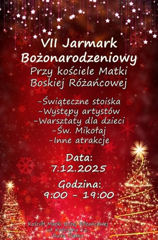 VII Jarmark Bożonarodzeniowy w Rudzie Śląskiej
