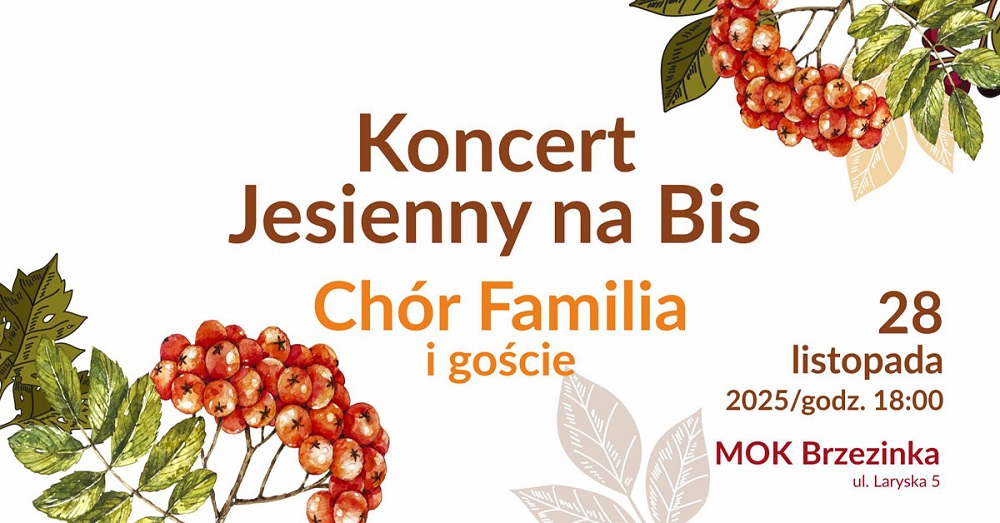Koncert Jesienny na Bis