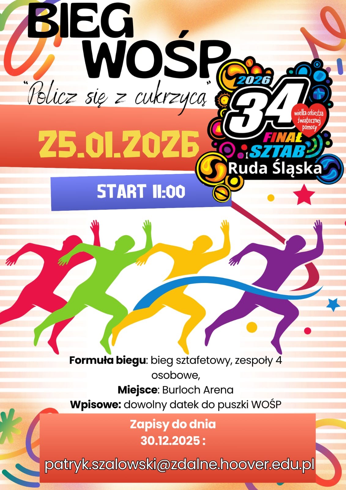 II rudzka sztafeta "Policz się z cukrzycą"