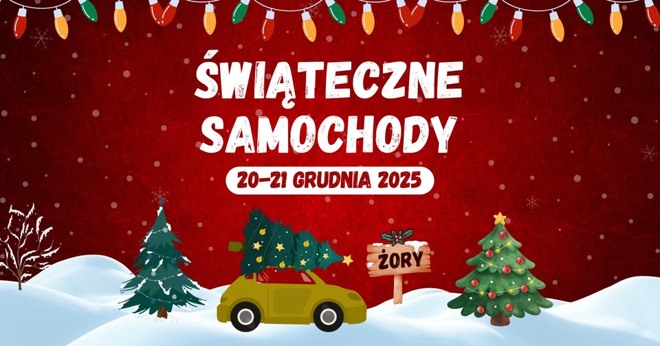 Świąteczne samochody w Żorach