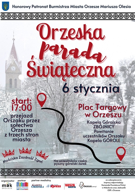 Święto Trzech Króli w Orzeszu – wyjątkowa parada i pyszny żurek dla mieszkańców / fot. UM Orzesze