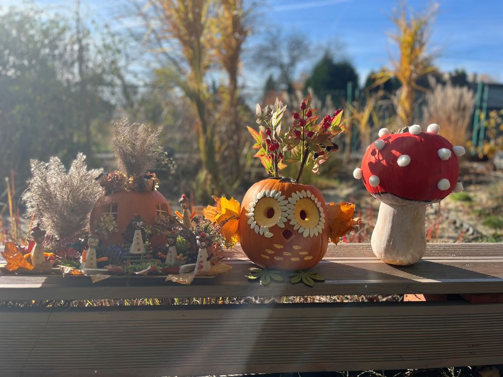 Jesienna magia w Przedszkolu nr 1. Dyniowa kraina, zabawy i tańce w Orzeszu /fot. UM Orzesze