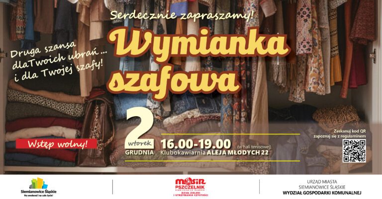 Wymianka Szafowa w Wodzisławiu Śląskim – odśwież garderobę i zrób porządek