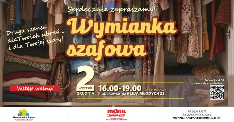 Wymianka Szafowa w Wodzisławiu Śląskim – odśwież garderobę i zrób porządek