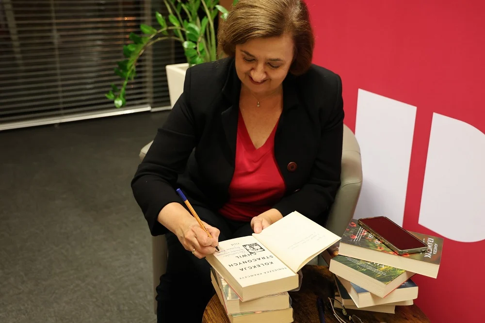 "Spotkanie z Agnieszką Krawczyk w Miejskiej Bibliotece Publicznej w Tychach