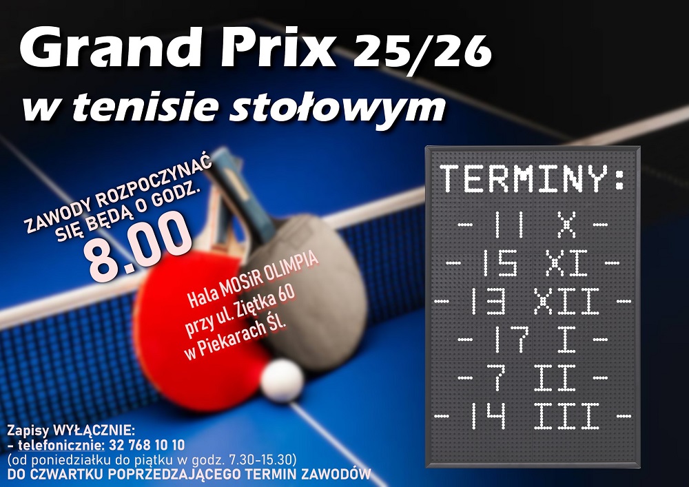 Sportowe emocje w Piekarach Śląskich – listopadowy kalendarz wydarzeń MOSiR