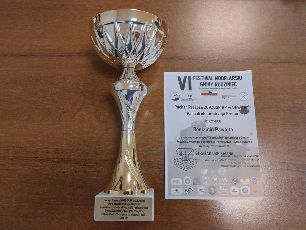 Sukces modelarzy z Piekar Śląskich na VI Festiwalu Modelarskim Gminy Rudziniec
