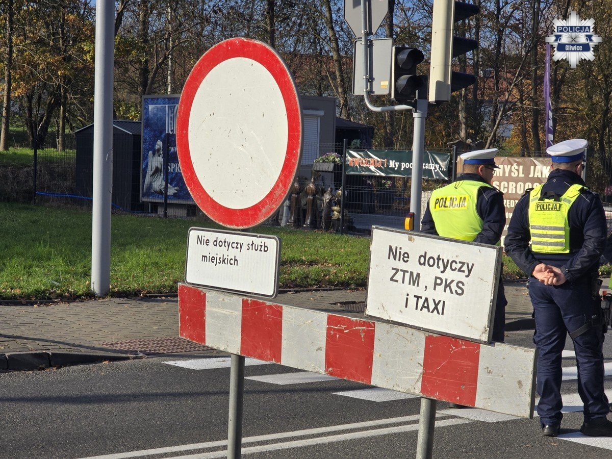 Bezpieczny weekend Wszystkich Świętych w Gliwicach – policja podsumowuje działania
