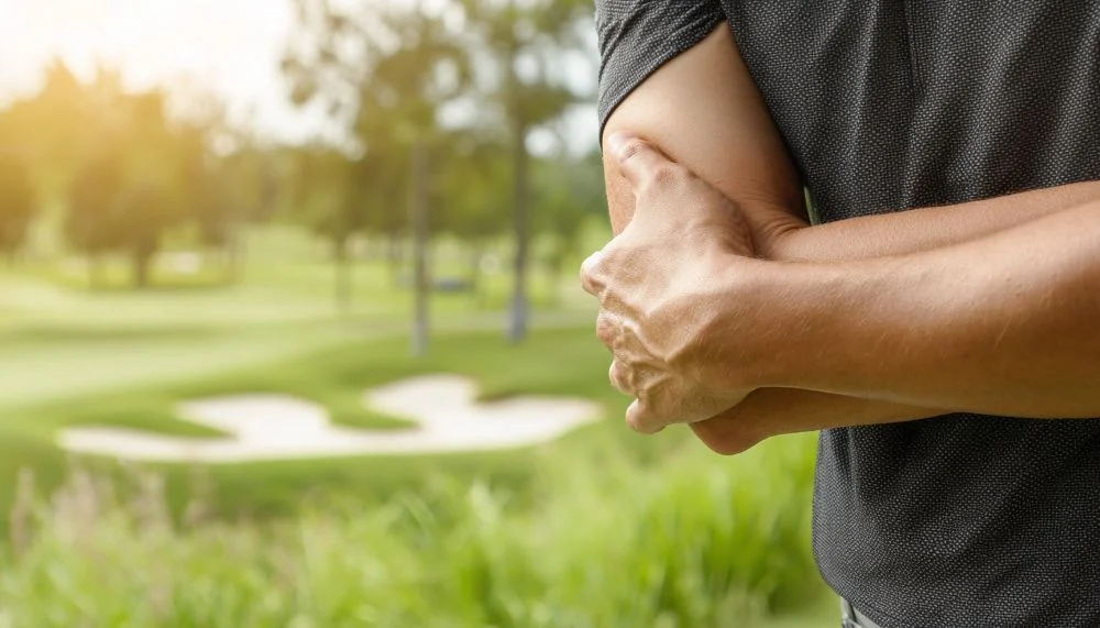 Łokieć tenisisty vs łokieć golfisty: różnice, autoterapia, progresja obciążeń