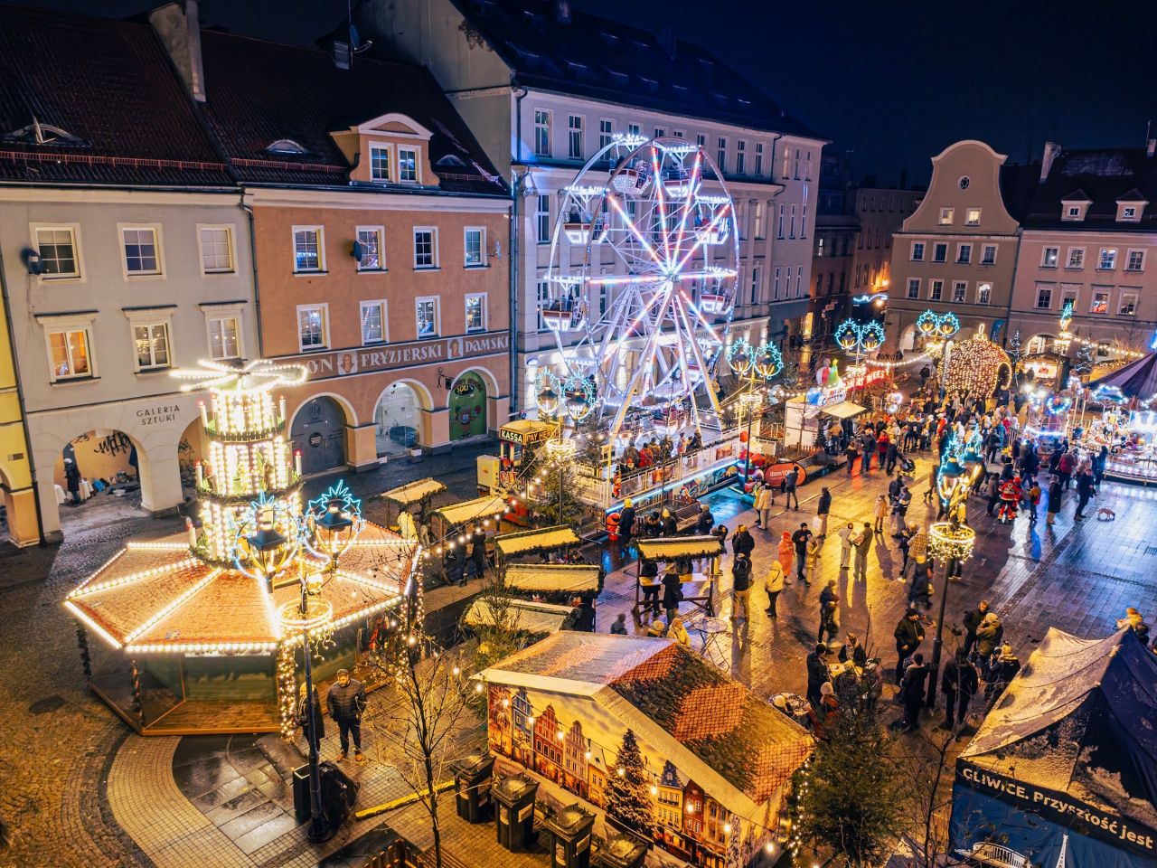 Rozświetlony Rynek i świąteczne emocje: wkrótce startuje Gliwicki Jarmark Bożonarodzeniowy