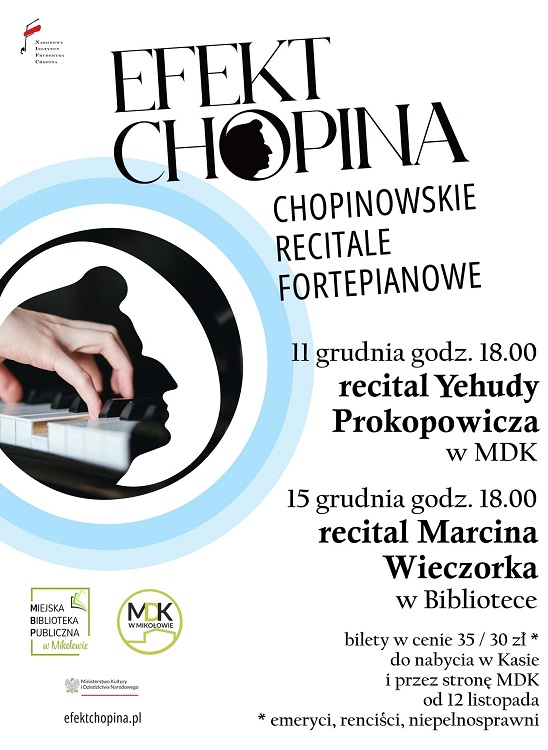 Recitale fortepianowe w Mikołowie – Efekt Chopina: Yehuda Prokopowicz i Marcin Wieczorek