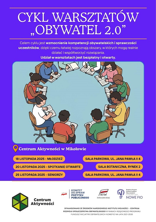 „Obywatel 2.0” – Warsztaty w Mikołowie na rzecz współpracy międzypokoleniowej