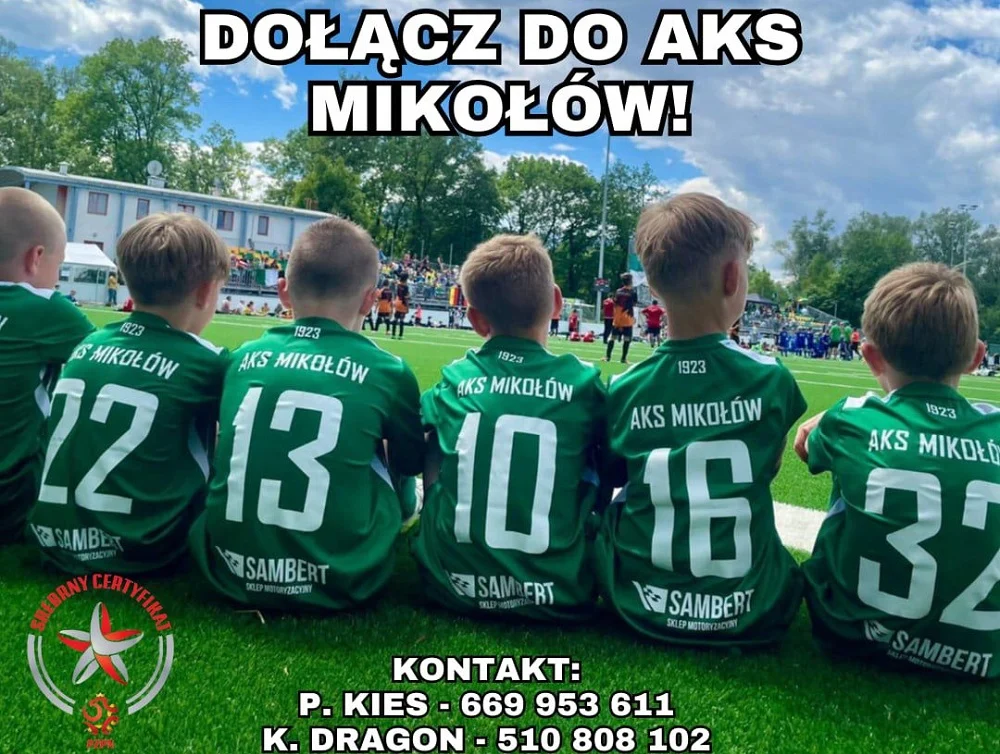 AKS Mikołów szuka młodych piłkarzy – test mecz dla roczników 2009 i 2010