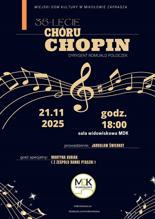 35-lecie chóru Chopin z Bujakowa – koncert jubileuszowy w Mikołowie