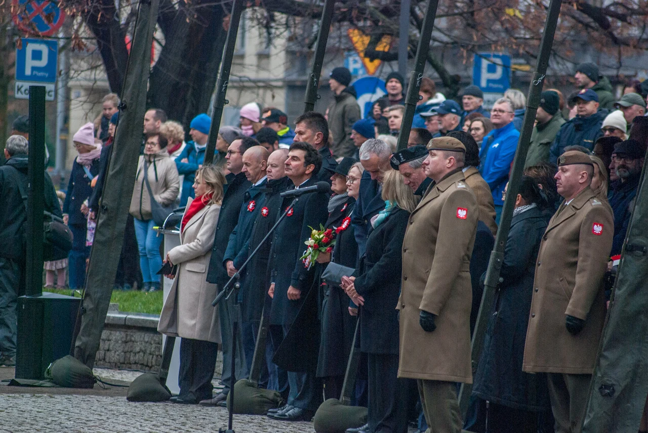 W Katowicach uczczono Święto Niepodległości [ZDJĘCIA]