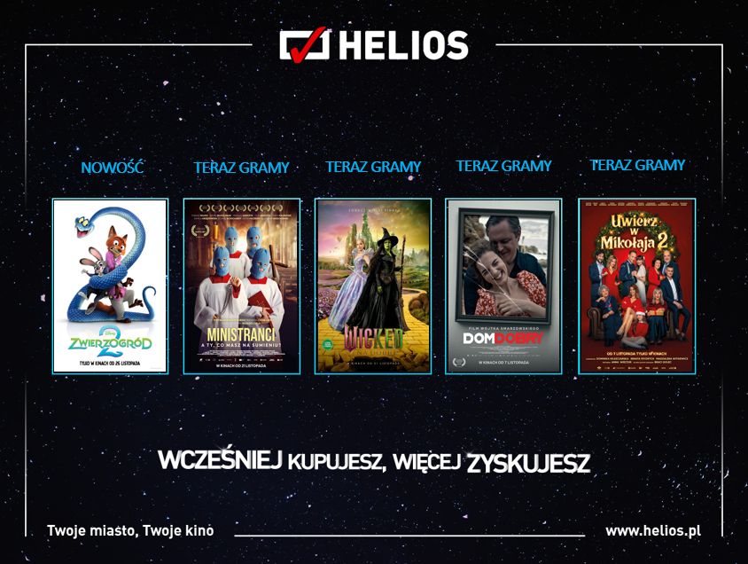 Jesień pełna filmowych hitów w kinach Helios