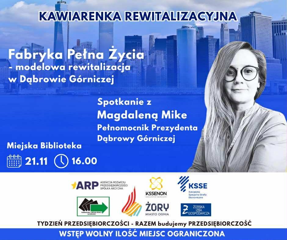 Żorska Kawiarenka Rewitalizacyjna zaprasza mieszkańców na spotkanie