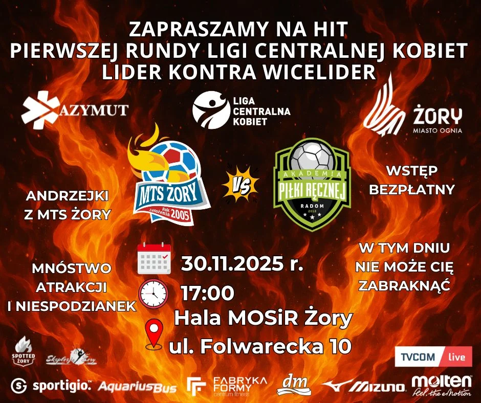 MTS Żory vs ELMAS-KPS KPR Radom – emocjonujący mecz już 30 listopada!