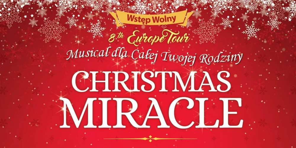 Magia świąt na scenie w Zabrzu. „Christmas Miracle” już w piątek – wstęp wolny!