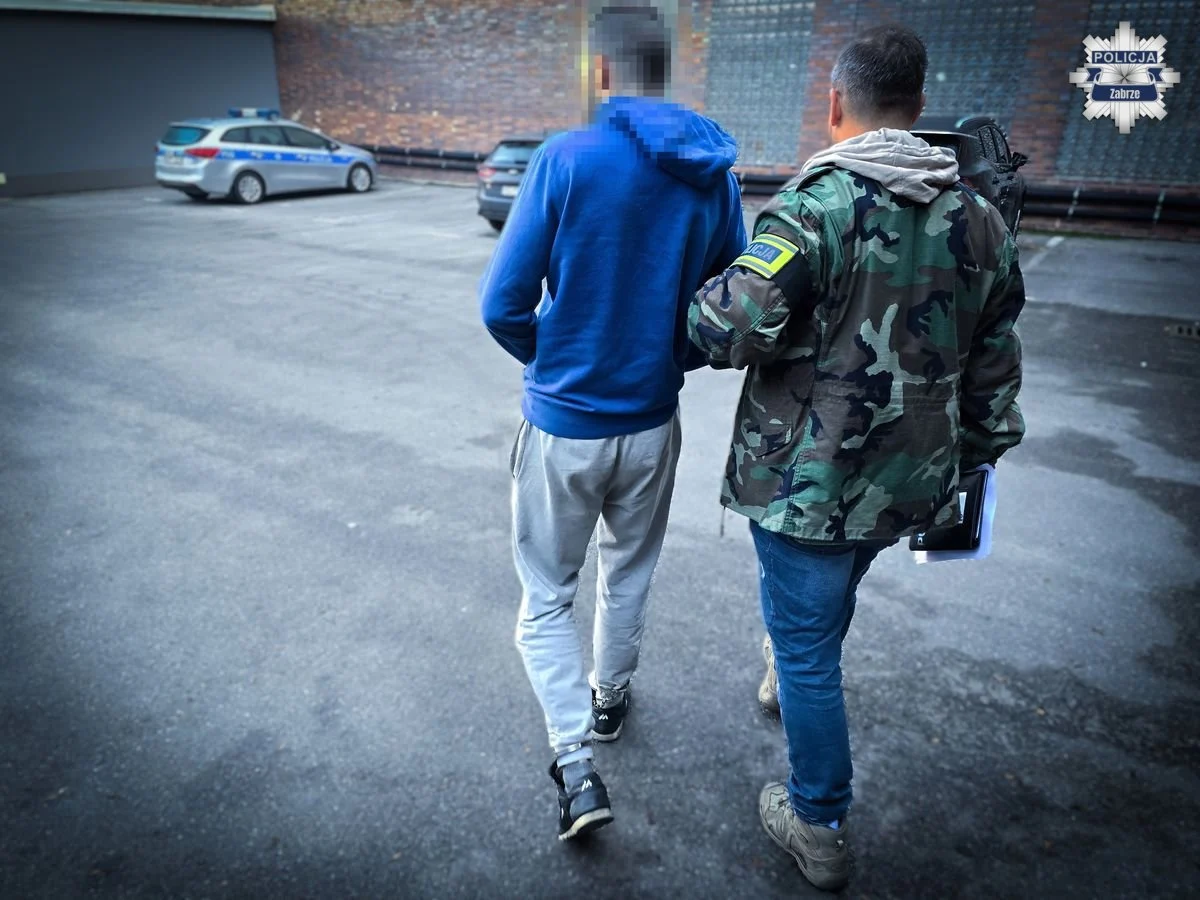 Śląscy łowcy głów zatrzymali poszukiwanego dwoma listami gończymi – wpadł w Zabrzu