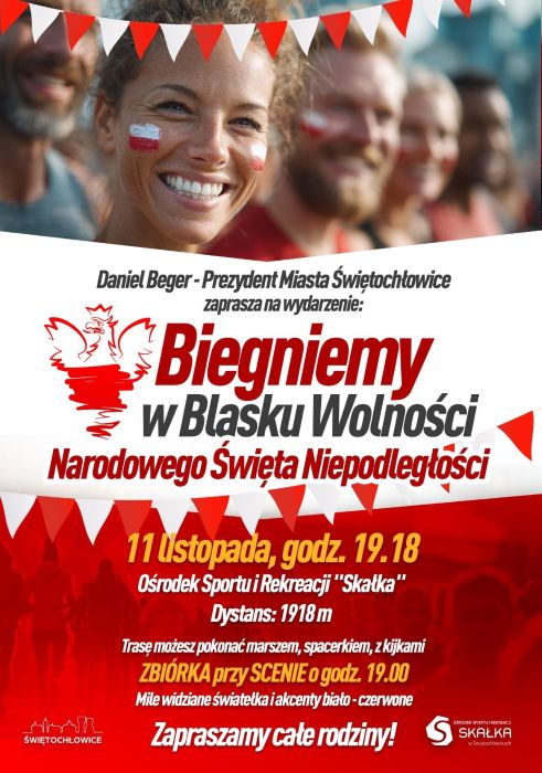 Bieg Niepodległości 2025 – pokonaj 1918 m w blasku biało-czerwonych świateł