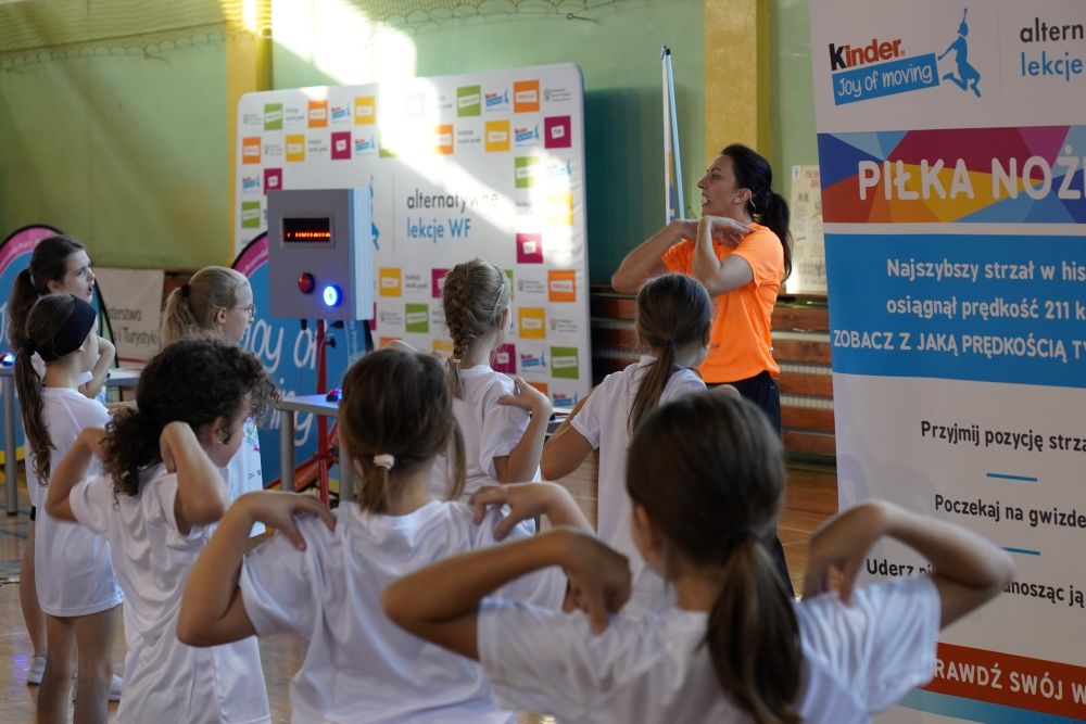 Monika Pyrek przeprowadziła "Alternatywne lekcje WF" dla świętochłowickich uczniów!