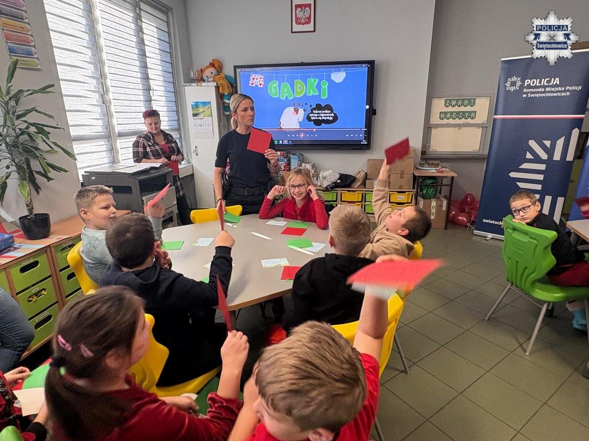 „Dzieciństwo bez przemocy” – spotkanie profilaktyczne w Szkole Podstawowej nr 10