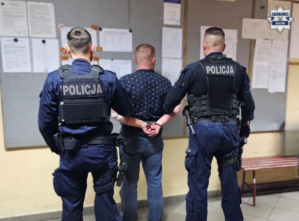 Agresywny mężczyzna zatrzymany w chorzowskim szpitalu – grozi mu do 8 lat więzienia