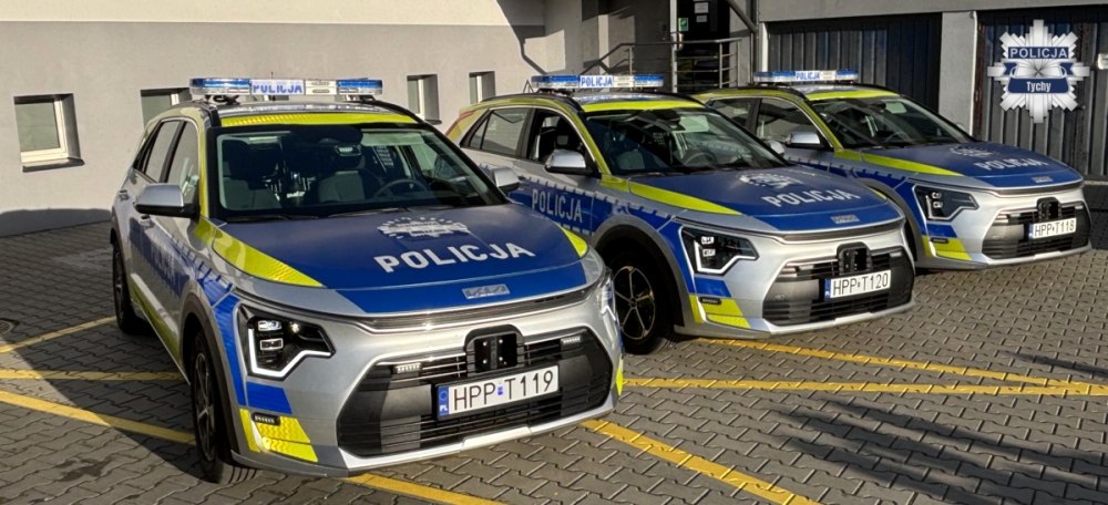 Nowoczesne radiowozy hybrydowe dla tyskiej policji