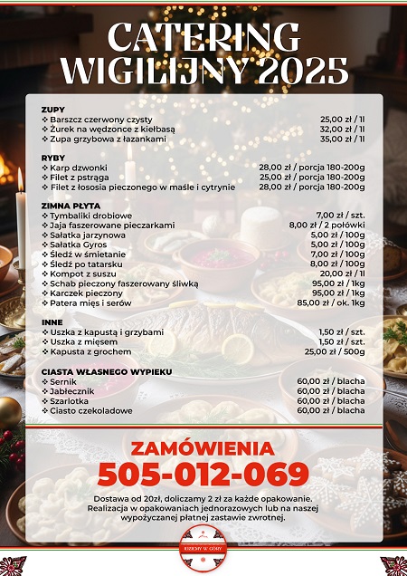 Święta bez stresu? W Sosnowcu coraz więcej osób decyduje się na catering wigilijny / Materiał dostarczony przez zleceniodawcę