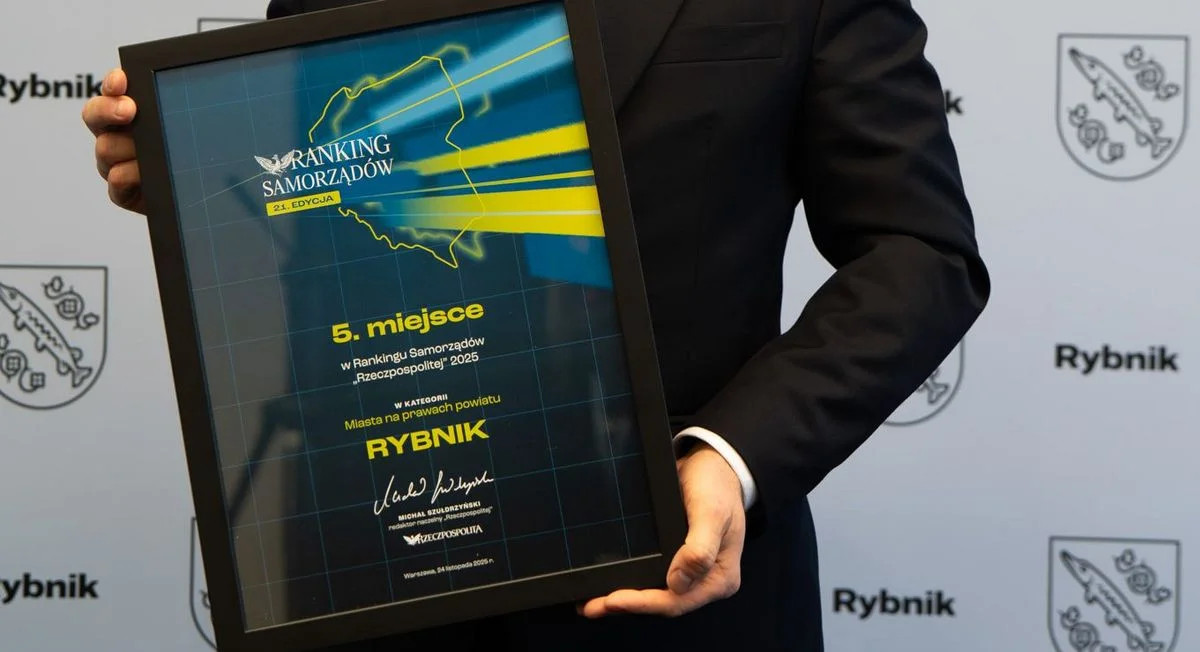 Rybnik wyróżniony w rankingu samorządów "Rzeczpospolitej": 5. miejsce w kraju