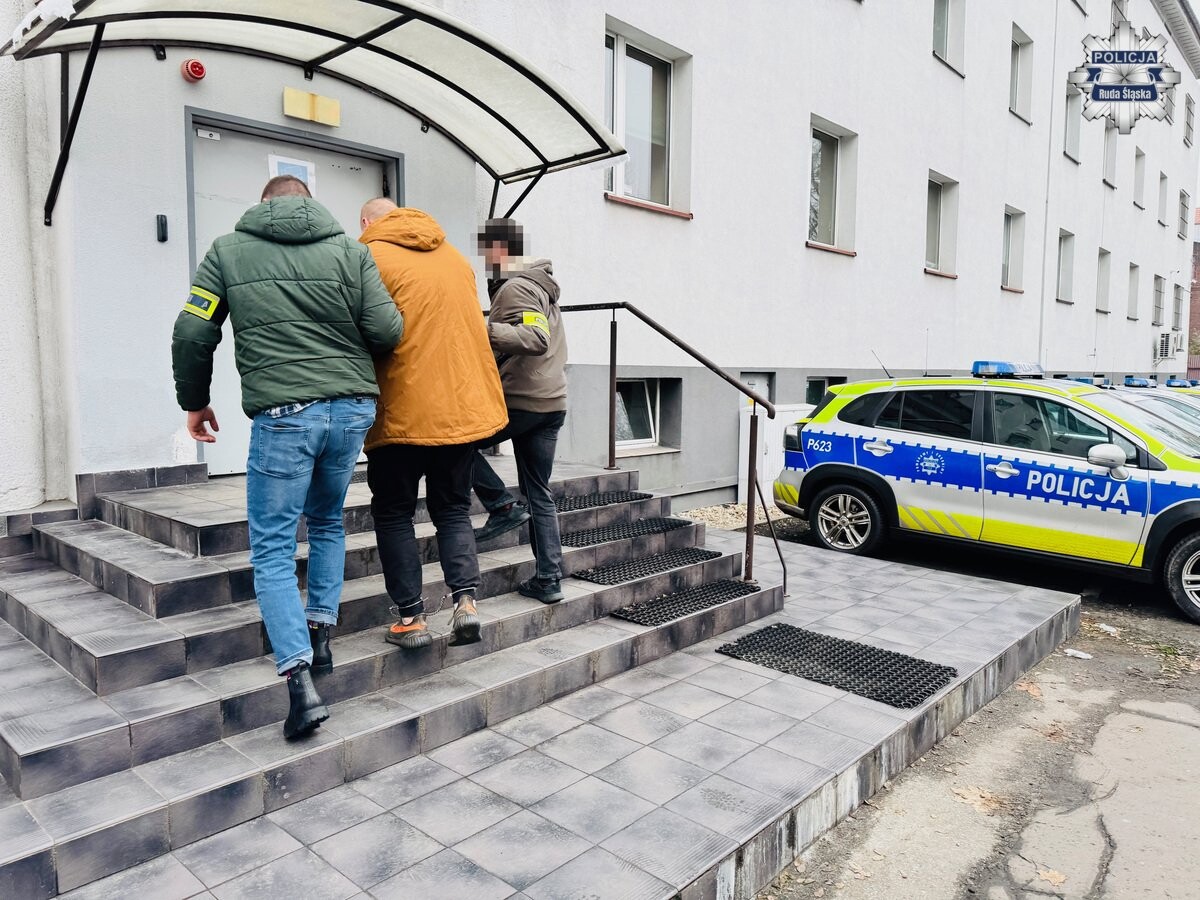Pseudokibic zatrzymany za brutalny rozbój w Rudzie Śląskiej!