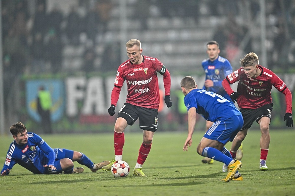 GKS Tychy wysoko przegrywa w Legnicy. Miedź zwycięża 6:1 w 18. kolejce