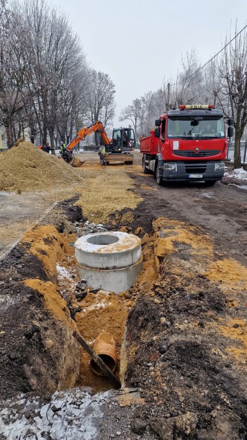 Prace na ulicy Lipa trwają. PWiK dąży do szybkiego zakończenia inwestycji