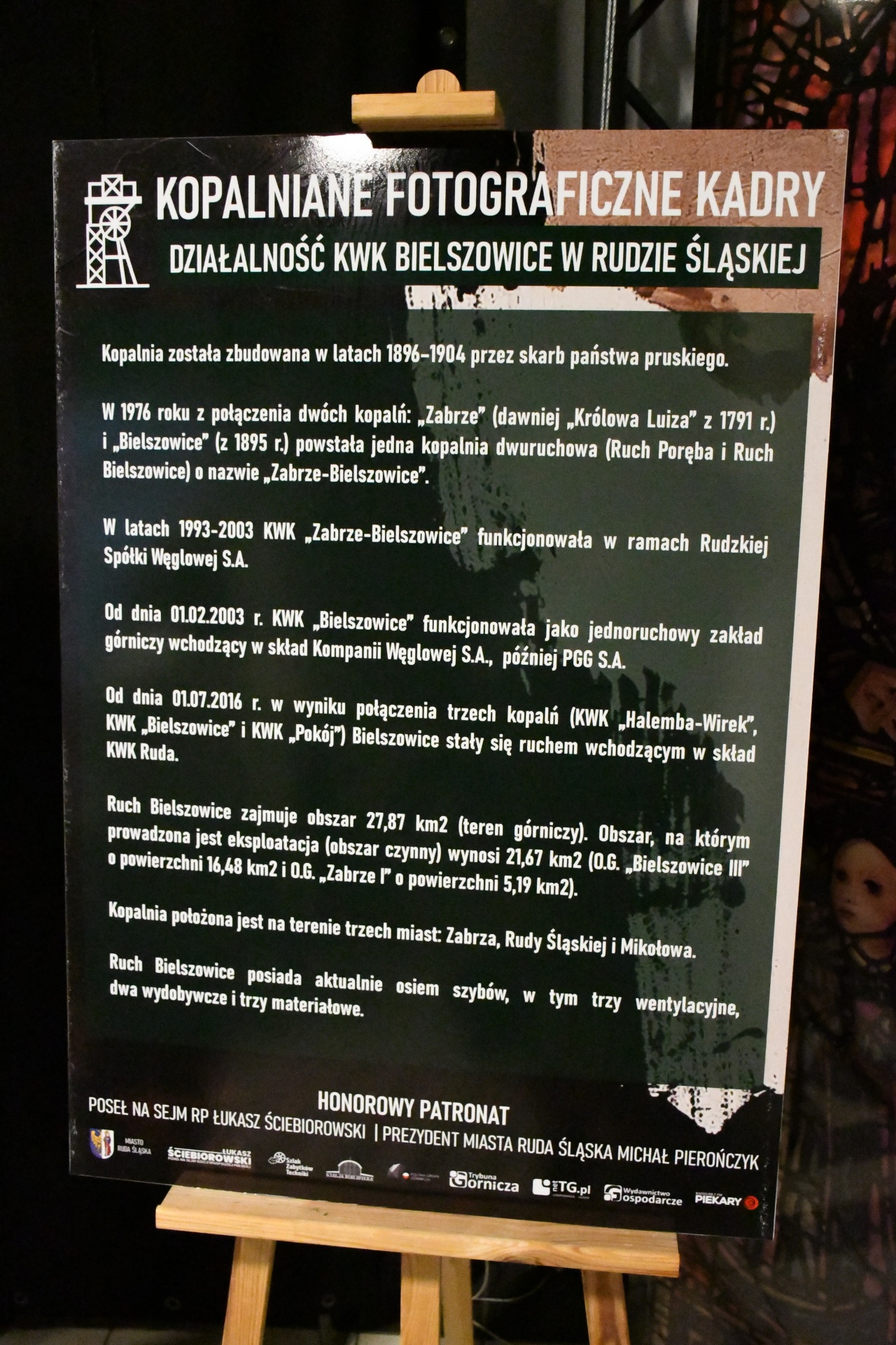 Wystawa KWK Bielszowice - Stacja Biblioteka 2