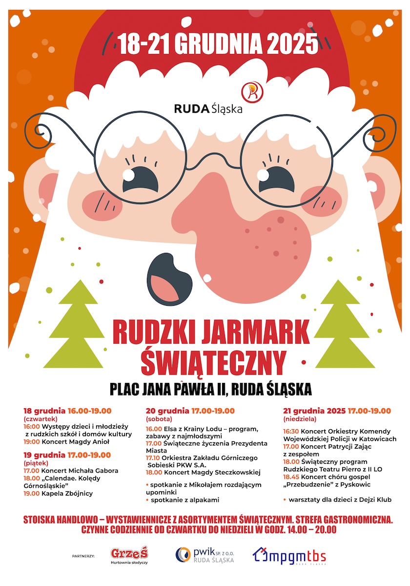 Rudzki Jarmark Świąteczny startuje 18 grudnia!
