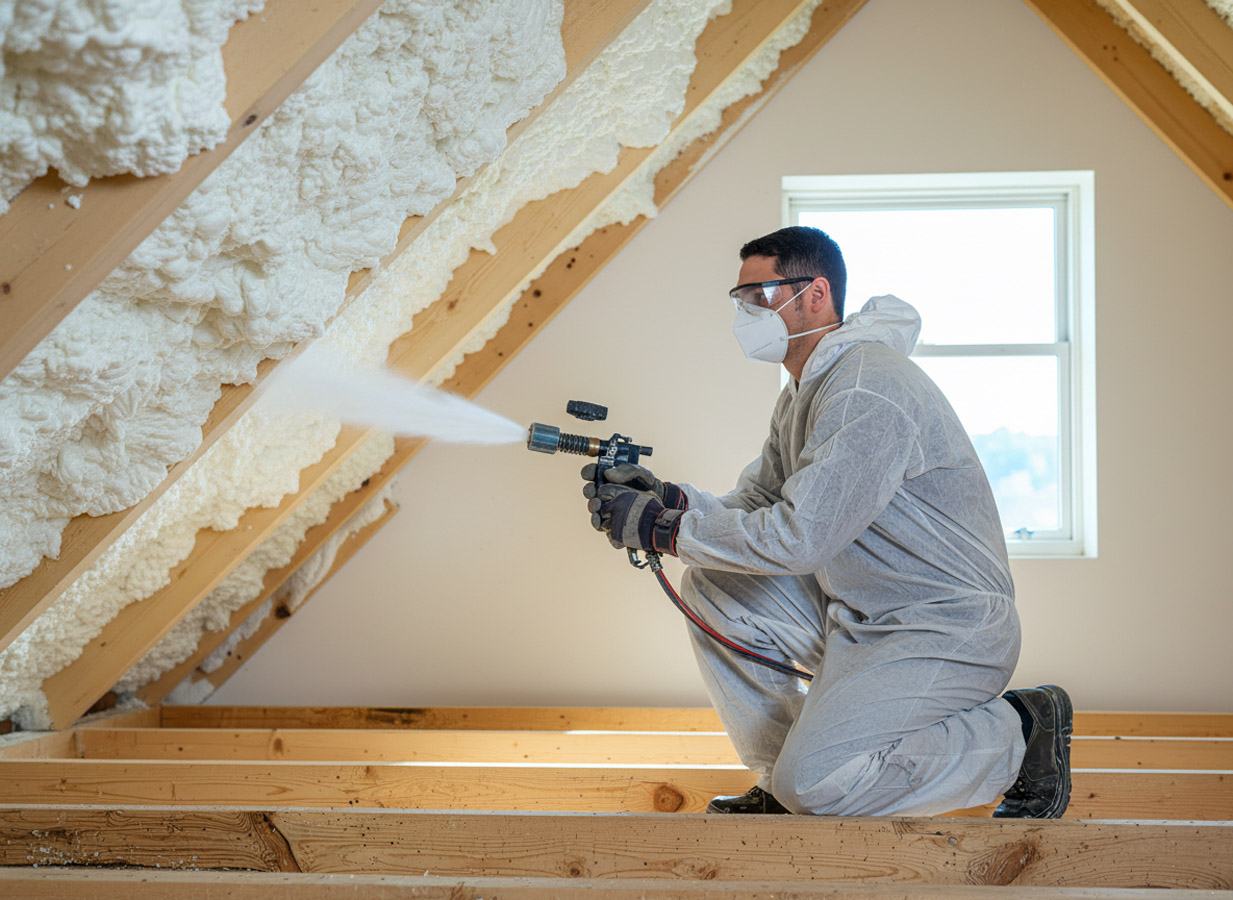 Najczęstsze błędy przy ocieplaniu poddasza pianką PUR