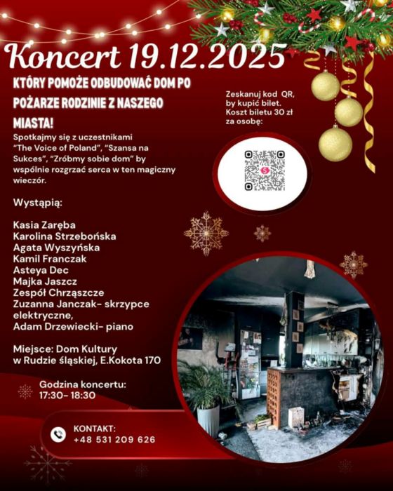 Charytatywny koncert w DK Bielszowice. Kup bilet i pomagaj!