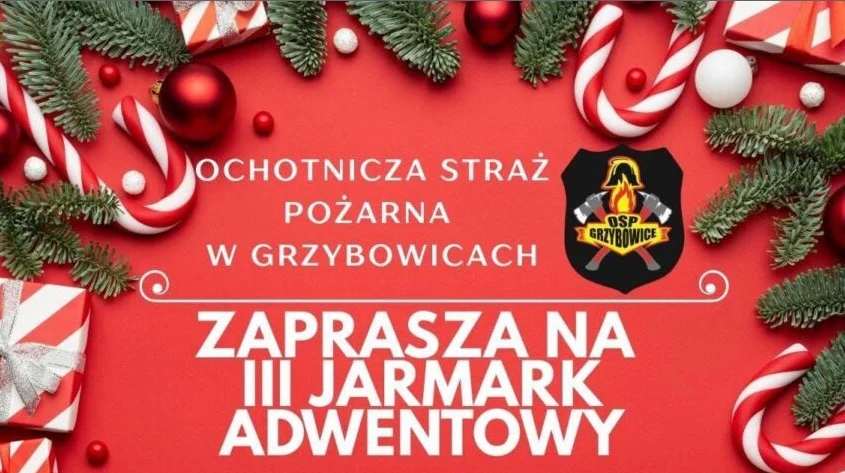 Jarmark Adwentowy w OSP Grzybowice – tradycja, świąteczna atmosfera i wsparcie lokalnej społeczność