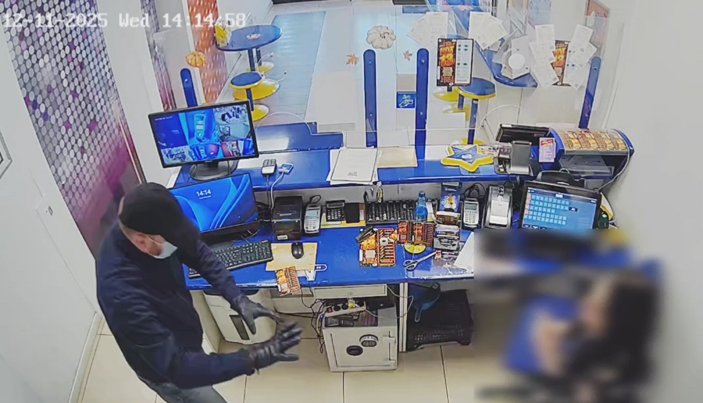 Rozbój w punkcie Lotto w Zabrzu – Policja szuka sprawcy! Rozpoznajesz go?