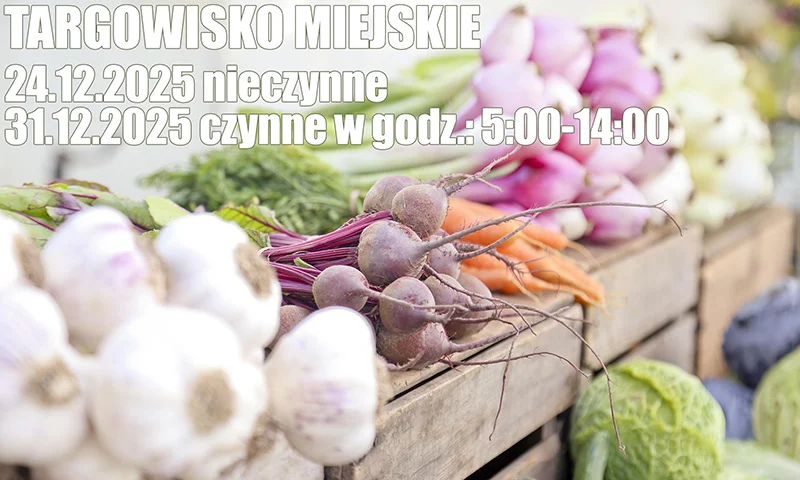Targowisko w Pyskowicach – godziny otwarcia w okresie świąteczno-noworocznym