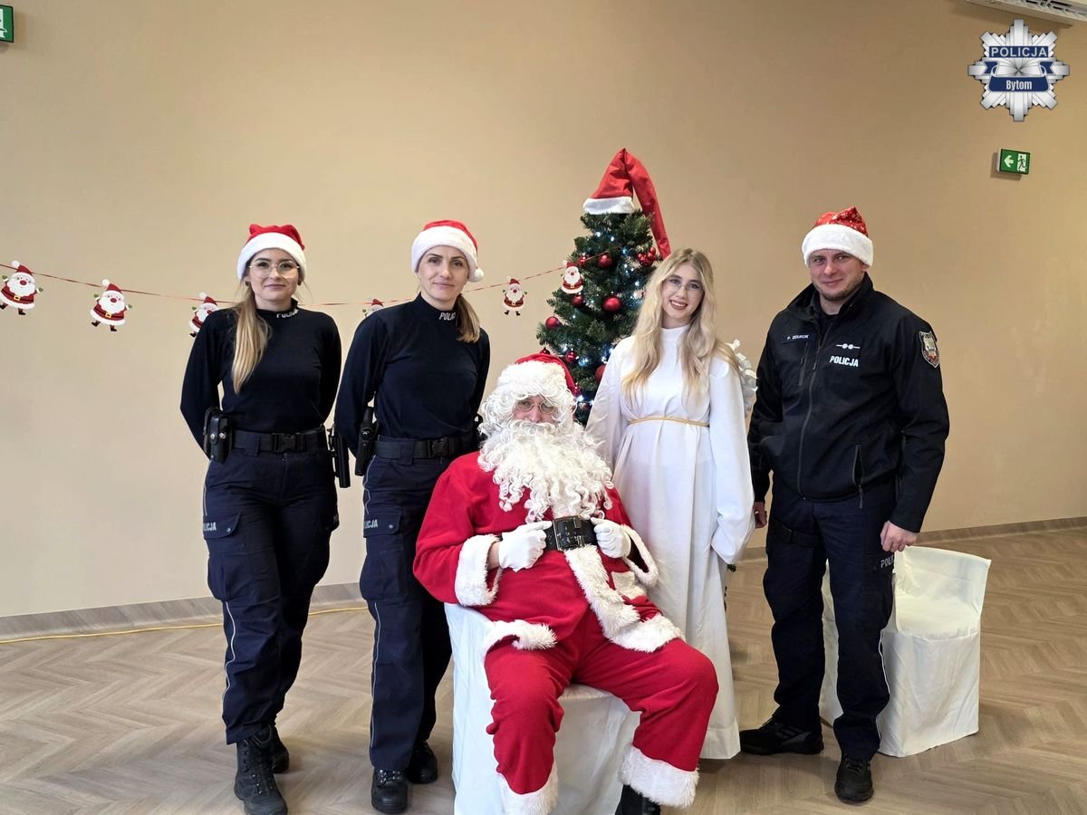Za nami mikołajkowe spotkanie z bytomskimi policjantami / fot. KMP Bytom