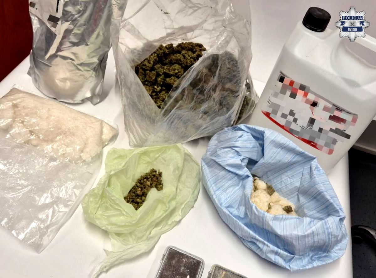 Bytom: Przejęli ponad kilogram narkotyków