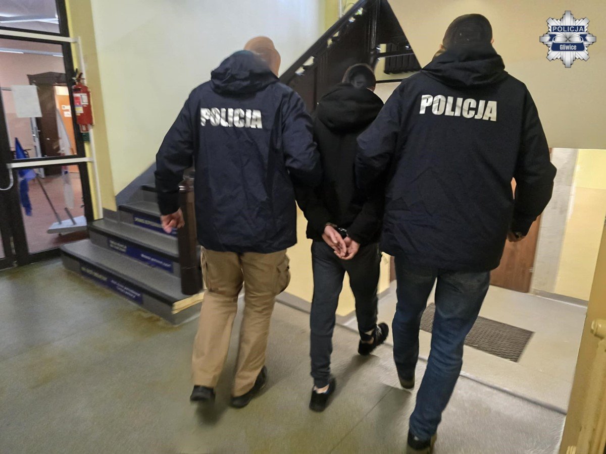 Dwóch mężczyzn zatrzymanych przez pyskowickich kryminalnych za brutalne pobicie