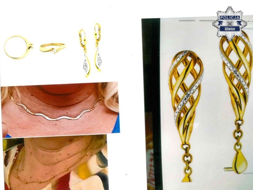 Włamanie w Pyskowicach. Policja szuka skradzionej złotej biżuterii
